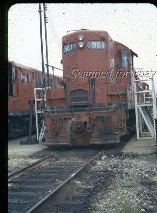 Detroit Toledo & Ironton 961 Nose Springfield Ohio Vintage 35mm Slide - Railroad
