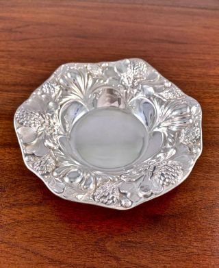 Gorham Co Sterling Silver Art Nouveau Dish / Bowl: Clover Thistle 2569,  No Mono