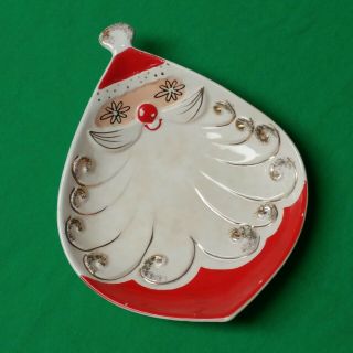 Vtg 1959 Holt Howard Starry Eyed Santa Candy Trinket Dish 50 