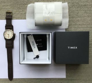 Timex Welton 38mm Tw2r87900vq Ww1 Trench Watch Wristwatch Vintage Style