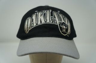 Rare Vintage Starter Oakland Raiders Nfl Football Pro Line Snapback Hat Cap 90s