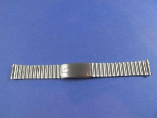 Accutron Vintage Old Stock 19mm Watch Band With Back Clips