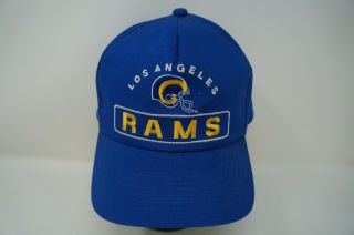 Rare Vtg Sports Specialties Los Angeles Rams Snapback Hat Cap 80s 90s La Blue