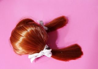 Htf Vintage Midge Wig Wardrobe Redhead Pigtail Wig