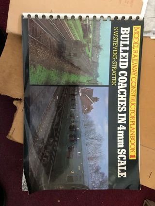 BULLIED COACHES 4mm SCALE MODEL RAILWAY CONSTRUCTOR PLANBOOK 1.  STEVENS - STRATTEN 2