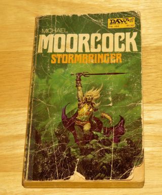 Stormbringer By Michel Moorcock Science Fiction Book Vintage 1977 Paperback