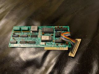 Vintage Apple Ii Serial Card With Cable.