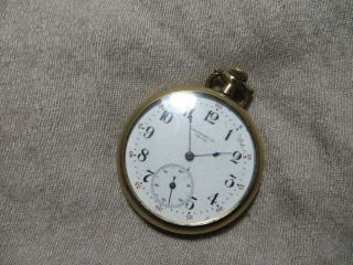 Victorian 1890 ' s Gold Filled Sorencen Co.  C.  F.  Cal.  USA Pocket Watch RARE 2