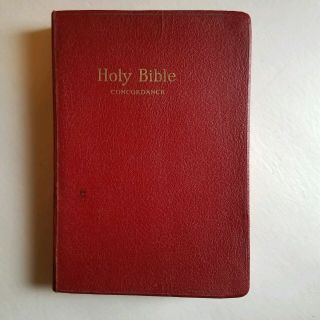 Kjv Holy Bible Concordance Red Letter Edition World Publishing Vintage