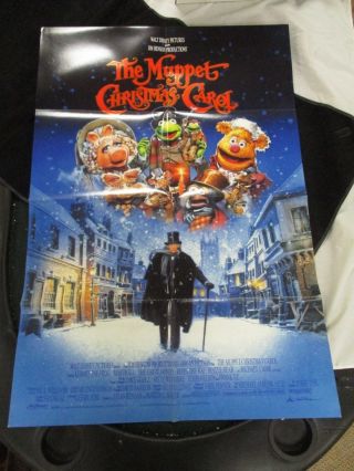 Vintage Movie Poster 1 Sh The Muppet Christmas Carol Michael Caine 1992