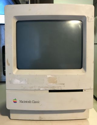 Vintage 1991 Macintosh Classic M1420 Apple Computer Not