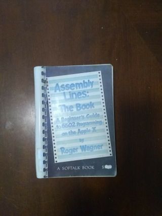Vintage Apple II assembly language programming books.  6502 3