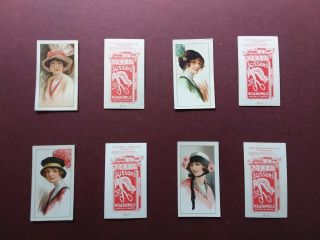 Beauties (picture Hats) Issued 1914 By Wills Scissors Set 32