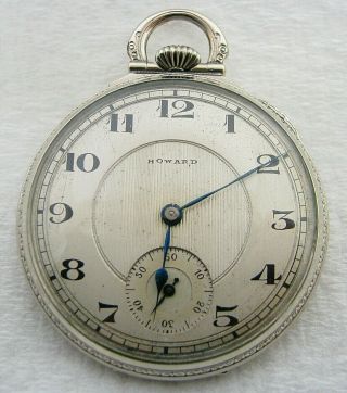 Vintage Art Deco 12s E Howard 17 Jewel Gold Filled Pocket Watch