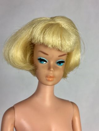 Vintage American Girl Barbie Light Blonde With Thick Hair Sl Barbie Body Japan