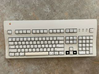Apple Macintosh Extended Keyboard Ii M3501 Made In Usa -