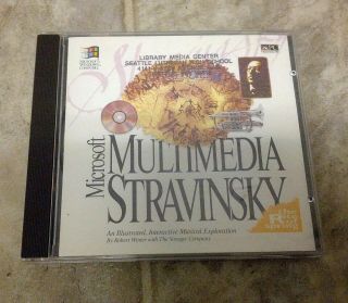 Microsoft Multimedia Stravinsky Cd - Rom For Windows 3.  1