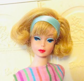 Vintage American Girl Blonde Japanese Side Part Barbie