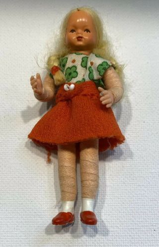 Caho Dollhouse Doll Caco Germany Miniature Girl