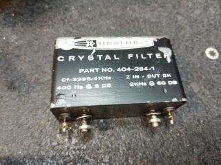 Vintage Rare Heathkit Sb - 303 Cw Crystal Filter 404 - 284 - 1