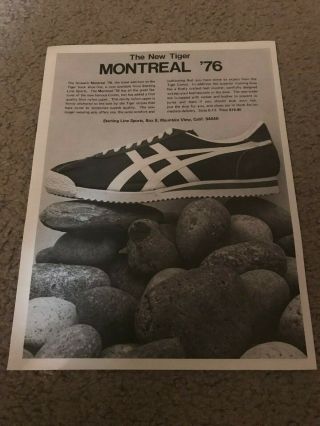 Vintage 1974 Asics Tiger Montreal 