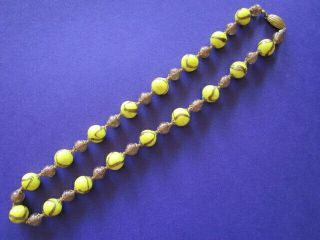 Antique Vintage Murano Venetian Glass Beads Necklace