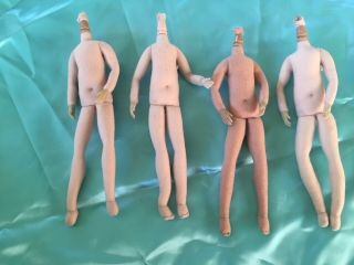 Four Soft,  Bendable Doll Bodies For Your Ooak Doll Making Supplies