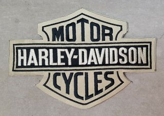 Vintage Harley Davidson Motorcycles Cloth Embroidered Sew - On Patch.