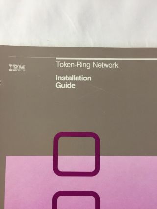 IBM Token - Ring Network Installation Guide 3rd Edition November 1988 Q6 2