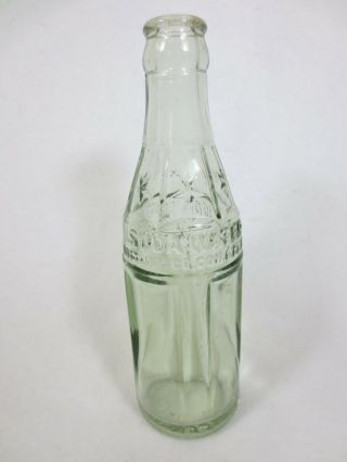 Rare Vintage Glass Soda Bottle Coca Cola Soda Water Philippi W.  Va.  Wv 6 Oz.