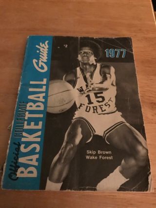 1977 Official Collegiate Basketball Guide