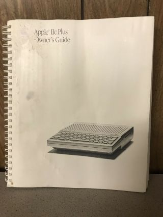 Vintage Apple Iic Plus Computer Owner’s Guide