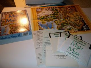 Vintage Might And Magic Ii Commodore 64/128 World Computing Inc