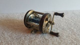 Vintage South Bend No.  1250 Model E Stainless Steel Fishing Reel Anti - Backlash