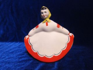 Vintage Porcelain Figurine Soviet Girl Dancing Polonsky Russian Antique Ussr