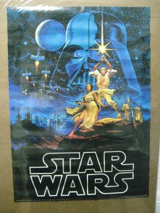 Hildebrandt Star Wars Movie Character Vintage Poster Garage 1977 Cng825
