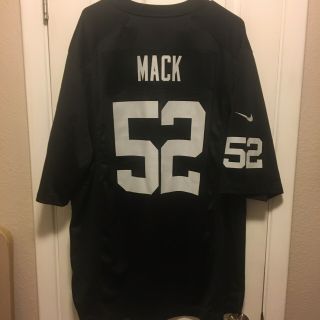Nike On Field Oakland Raiders Khalil Mack Black Jersey Xxl Nfl Football