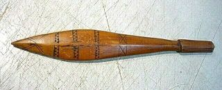 Vintage Fiji Polynesian Samoan Tonga Wood War Club Pacific Islander Maori Weapon