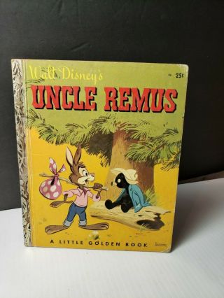 Vintage 1947 Walt Disney Uncle Remus Little Golden Book