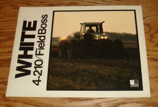 1980 White Farm Equipment 4 - 210 Field Boss Tractor Sales Brochure 80