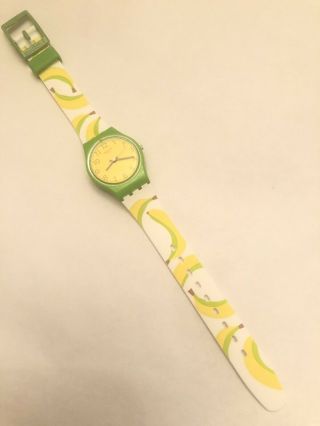 Designer Swatch Swiss Watch Wristwatch Banana Shake Design - Ladies