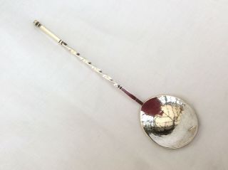 Arts & Crafts Movement Silver Serving Spoon