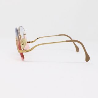 Vintage Neostyle Eyeglasses Frames Gold 56 - 16 - 124 Cleaned 2