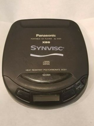 Panasonic Vintage Xbs Portable Cd Player Sl - S120 Barely K3.  4