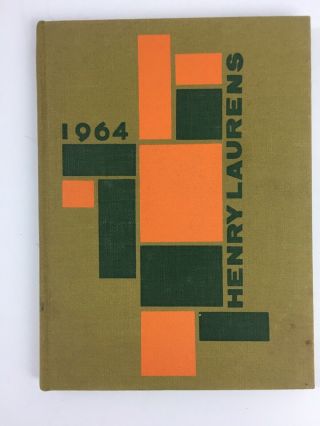 1964 Henry Laurens High School Yearbook Laurens Sc Unsigned
