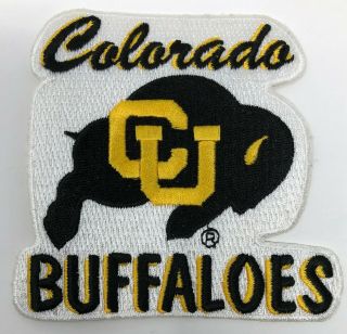 University Of Colorado Cu Buffaloes Buffs Patch (80s - 90s) 3.  75 X 3.  5 Inches