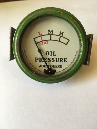 Vintage John Deere Oil Pressure Gauge
