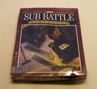 Sub Battle Simulator By Epyx For Commodore 64/128 -