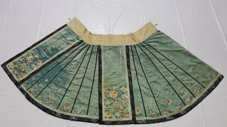 Antique Chinese Hand Embroidery Skirt