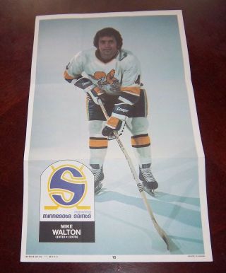 Wha 73 - 74 Opc Posters Mike Walton 15 Of 20 Set 4